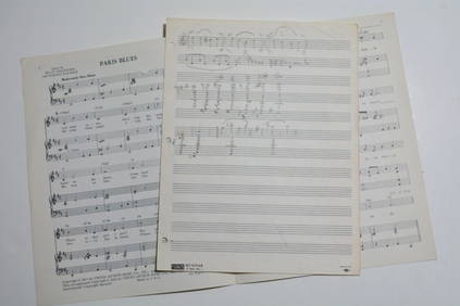 "Paris Blues" Theme from Paris Blues, Sheet Music (1 of 2)