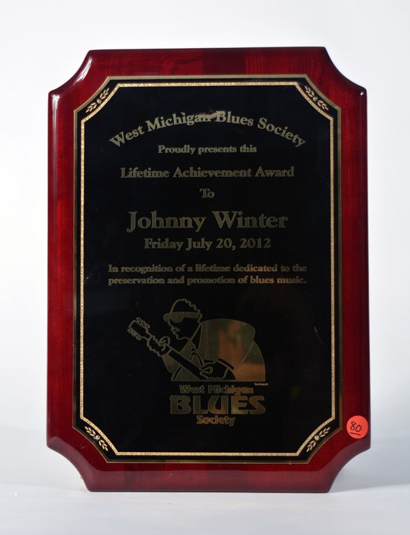 Lifetime Achievement Award, West Michigan Blues Society (1 of 1)