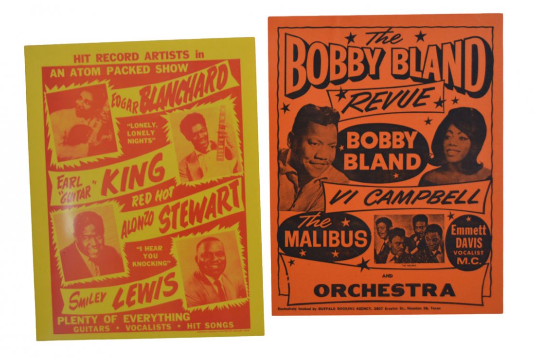 Posters: "An Atom Packed Show" and "The Bobby Bland (1 of 3)