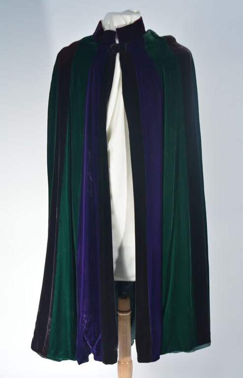 Johnny Winter's Tricolor Velvet Cloak (1 of 4)