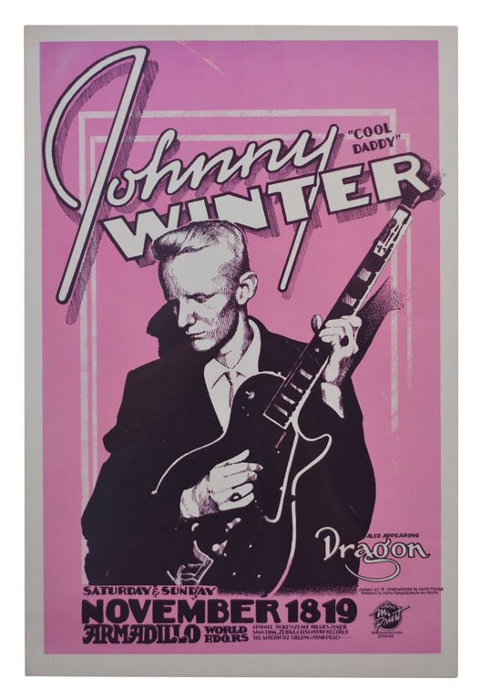 Poster: Johnny Winter "Cool Daddy" (1 of 1)