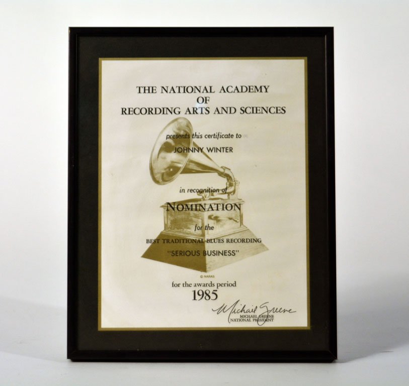 Grammy Nomination, "Serious Business" (1 of 2)