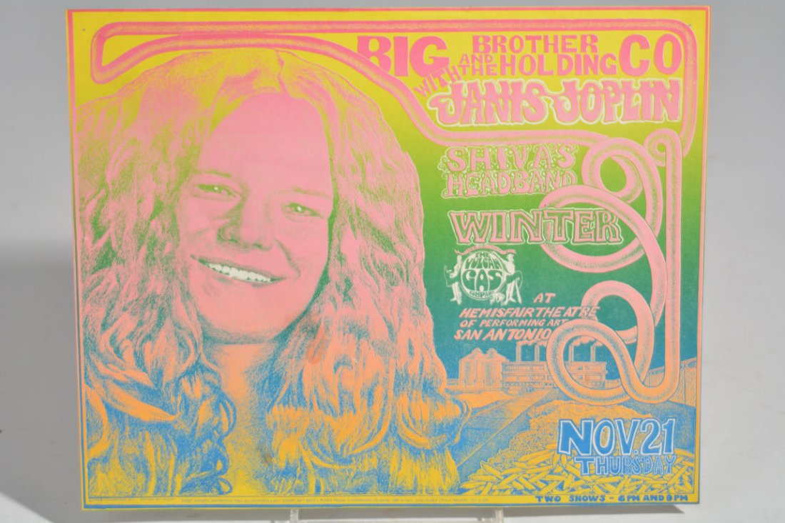 Handbill: Janis Joplin and Big Brother and the Holding (1 of 1)