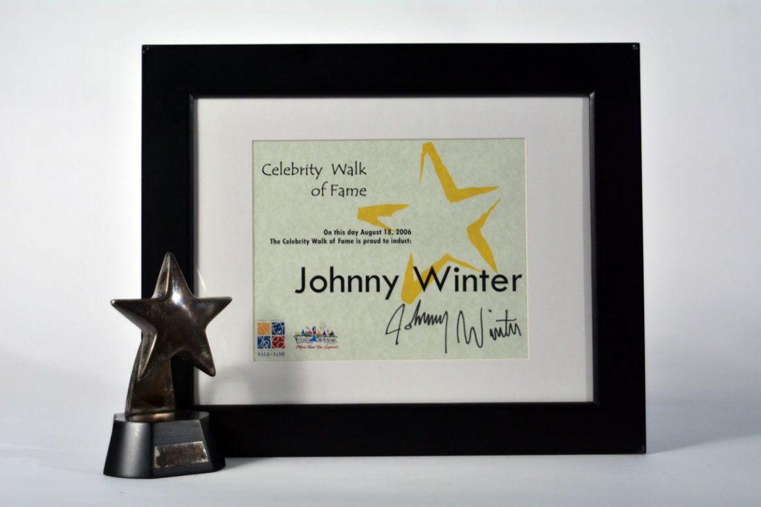 Certificate and Statuette from Celebrity Walk of Fame (1 of 4)