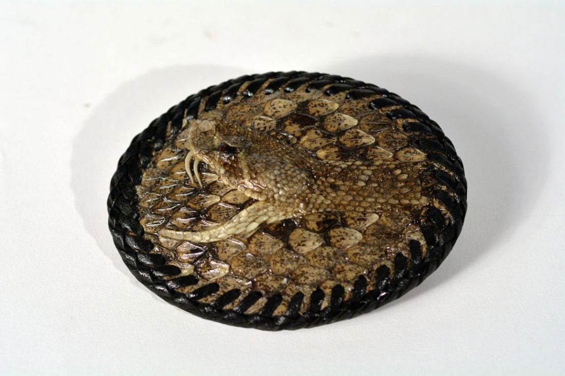 Johnny Winter's Rattlesnake Belt Buckle (1 of 2)