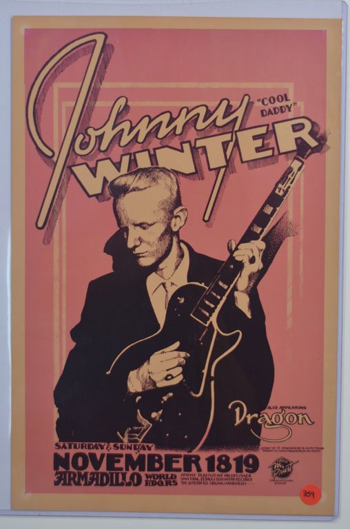 Poster: Johnny Winter, "Cool Daddy" (1 of 1)