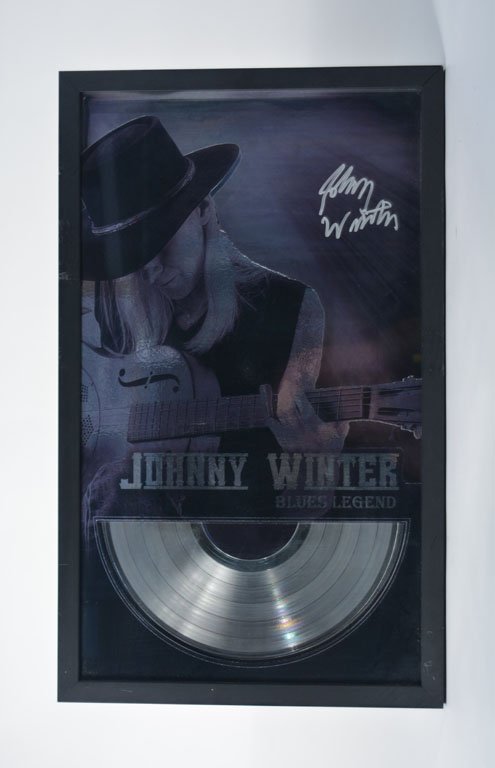 Johnny Winter, Blues Legend - Signed (1 of 3)