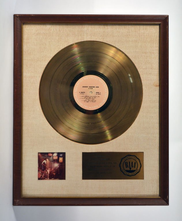 Gold Record for "LIVE" (1 of 2)