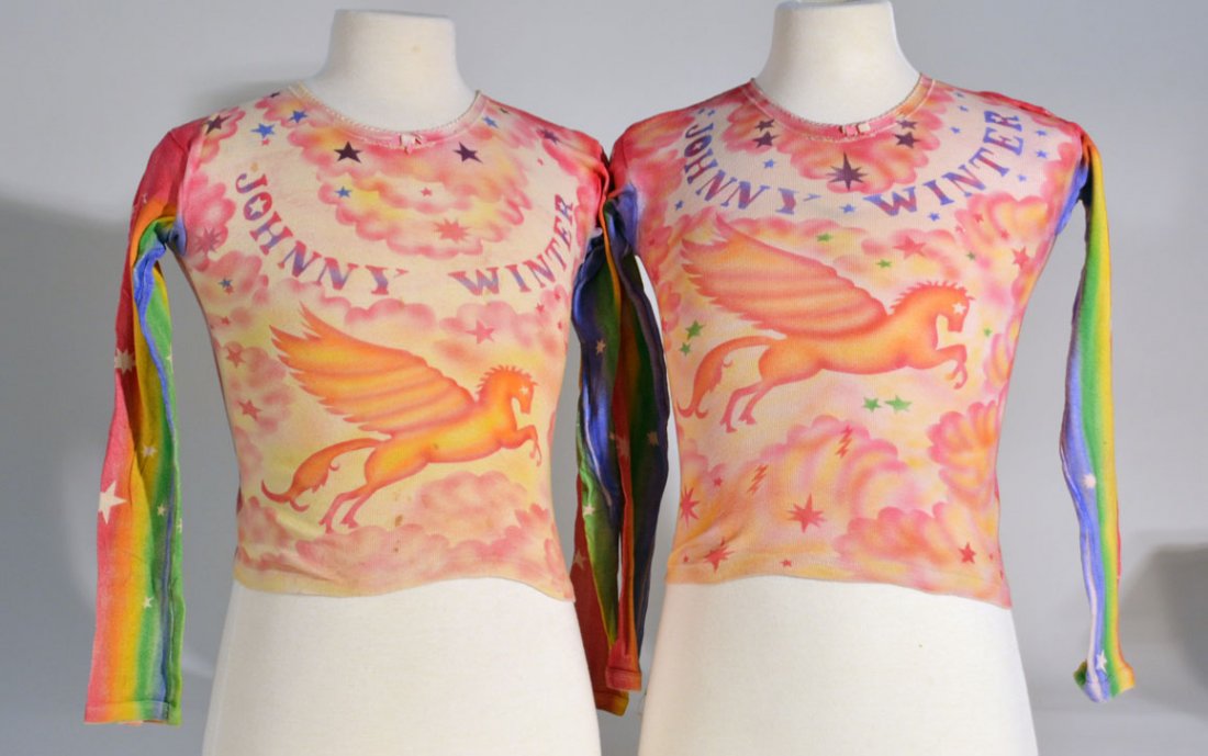 Two Psychedelic Johnny Winter Shirts (1 of 2)