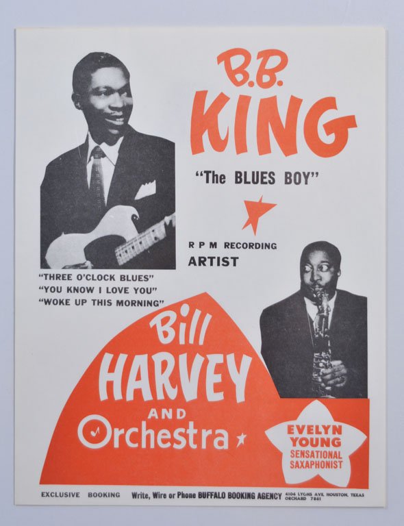 Poster: B.B. King and Bill Harvey (1 of 1)