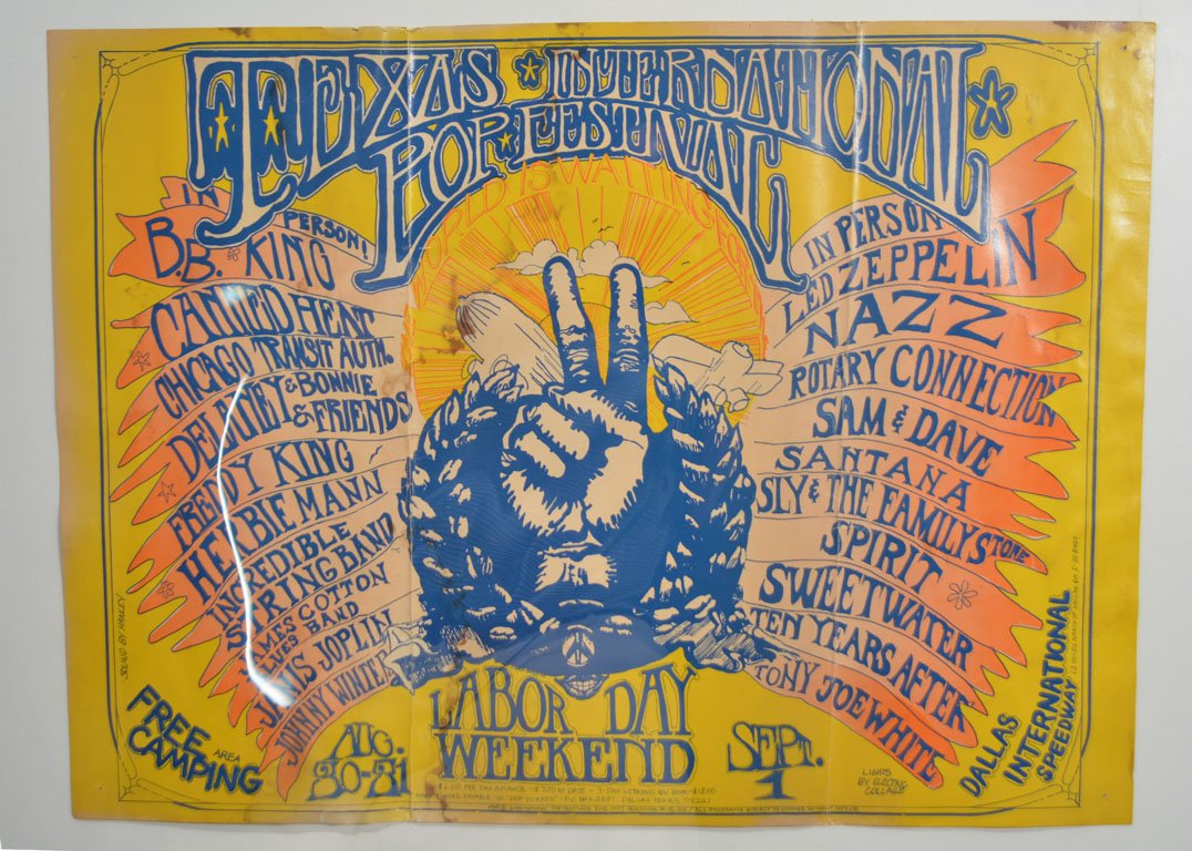 Poster: Texas International Pop Festival (1 of 1)