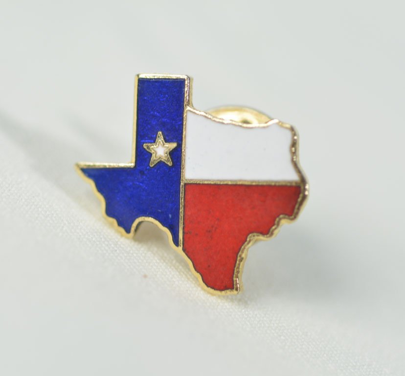 Pair of Johnny Winter's Texas Pins (1 of 3)