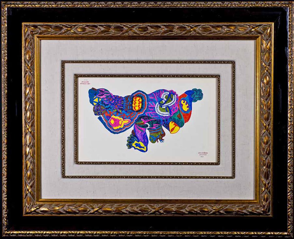 Jimi Hendrix Original Artwork: "Psychedelic Expression (1 of 1)