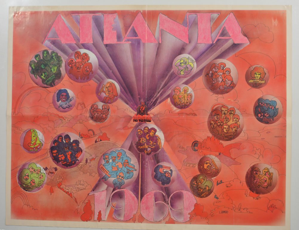 Poster: Atlanta Pop Festival 1969 (1 of 1)