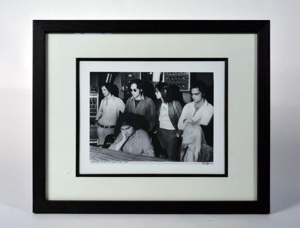 Johnny Winter with John Lennon at the Record Plant (1 of 1)