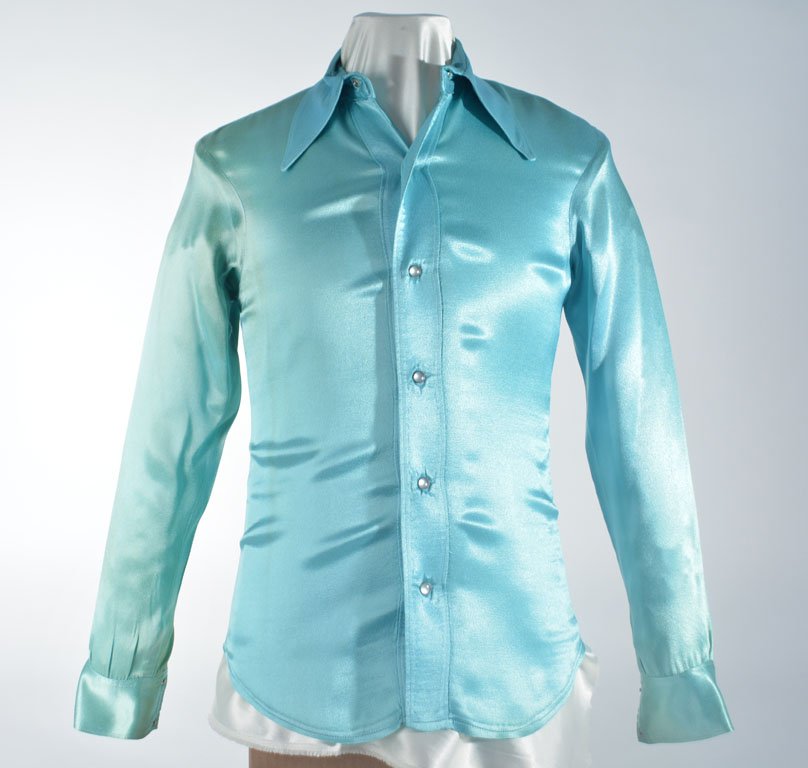 Johnny Winter's Green Button Down (1 of 1)