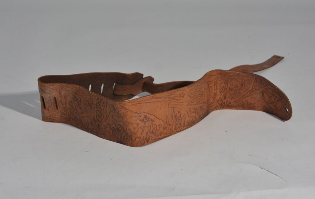 Johnny Winter's "Death" Guitar Strap (1 of 6)