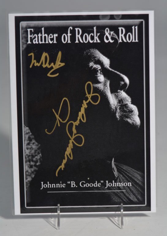 Signed Photo of Johnnie "B. Goode" Johnson (1 of 1)