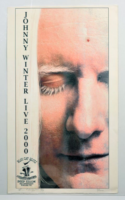 Limited Edition Poster: "Johnny Winter Live 2000" (1 of 1)