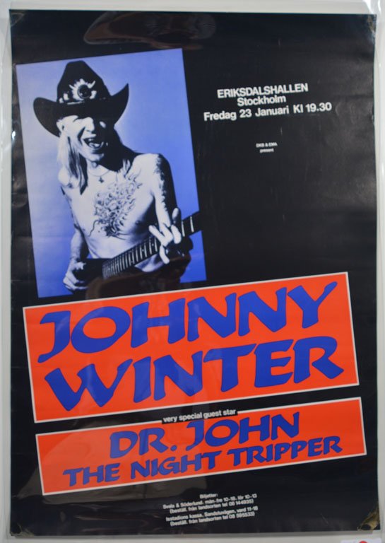 Posters (2): Johnny Winter in Stockholm & The "3rd (1 of 2)