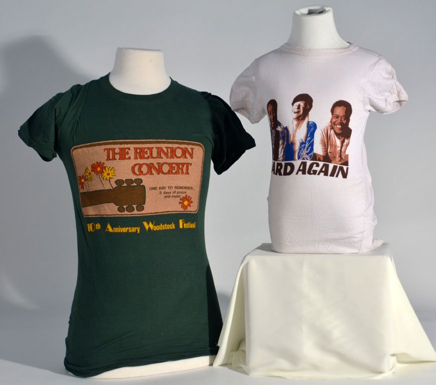 Two of Johnny Winter's T-Shirts (1 of 2)