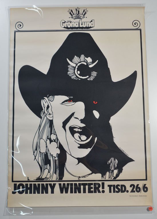 Red-Eyed Johnny - Swedish Poster (1 of 1)