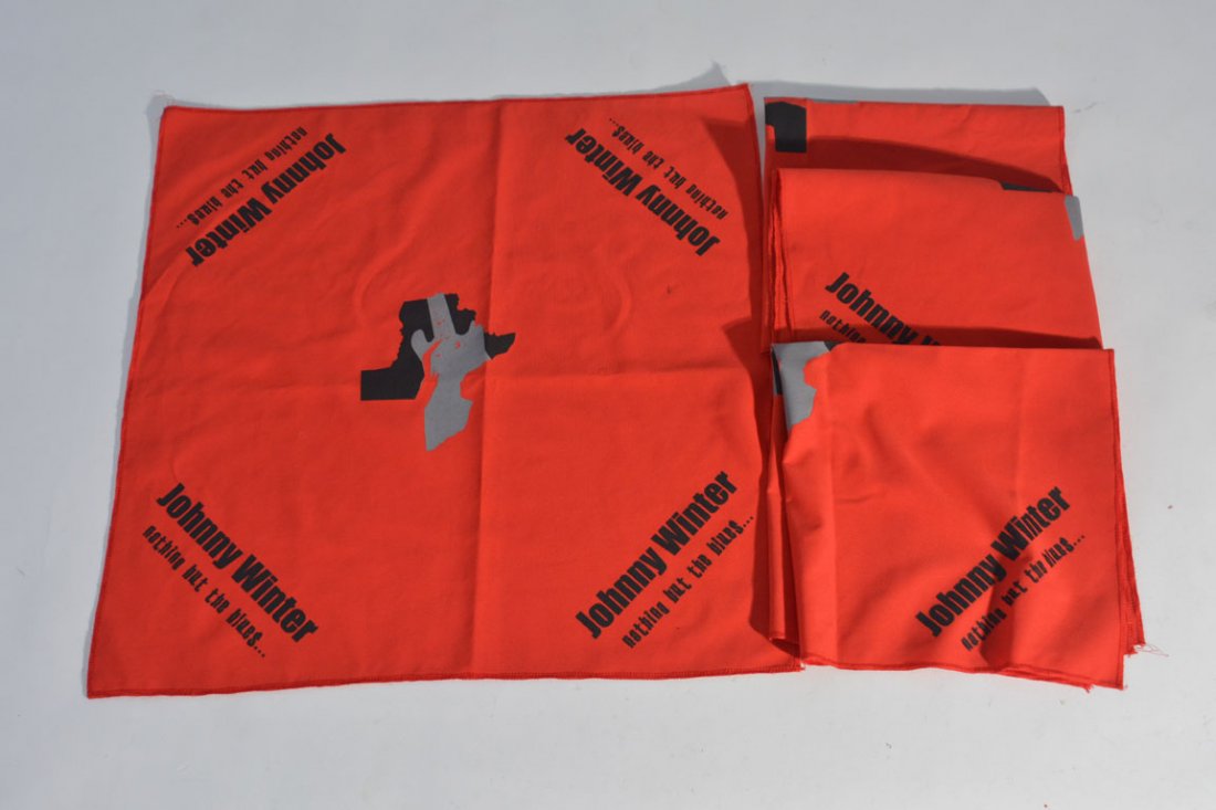 Three Johnny Winter Bandanas (1 of 1)