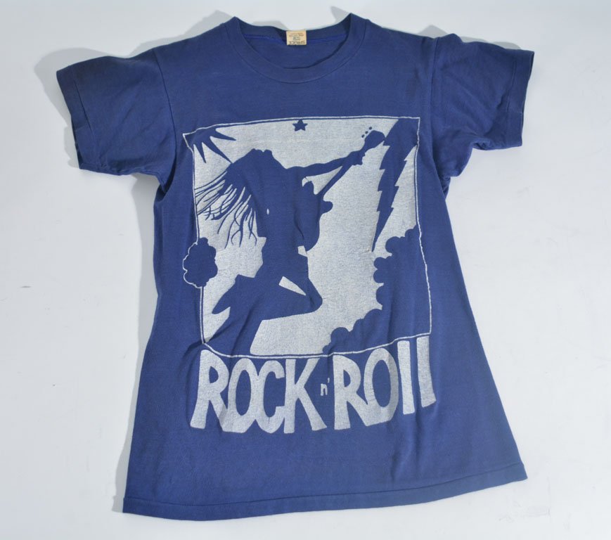 Johnny Winter's Rock N Roll Printed T-Shirt (1 of 2)