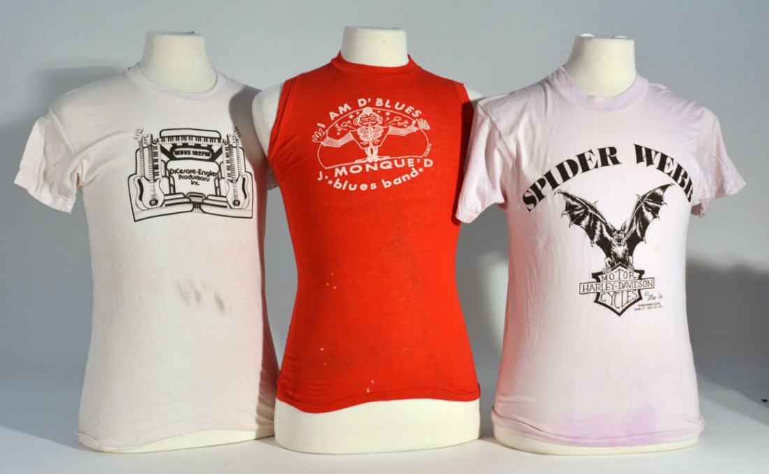 Three of Johnny Winter's Shirts (1 of 2)