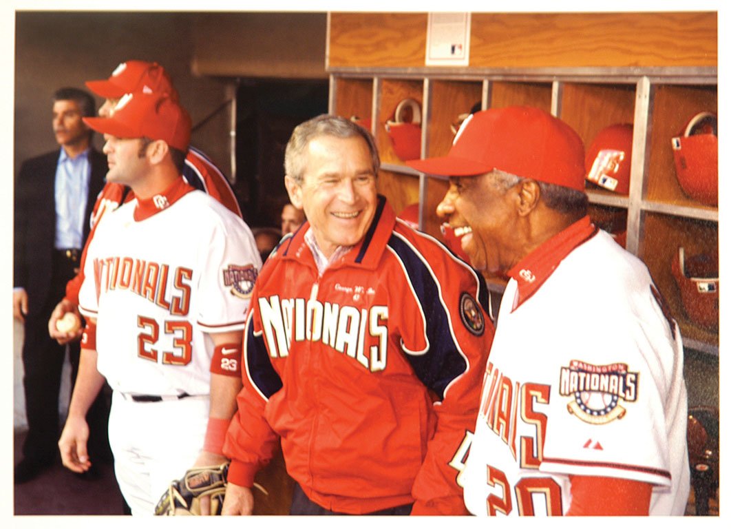 President George W. Bush at Washington Nationals Game (1 of 2)