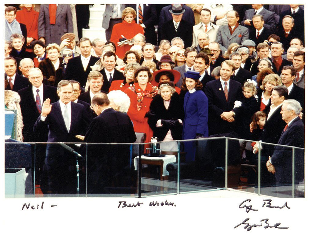 President George H.W. Bush Sworn In (1 of 1)