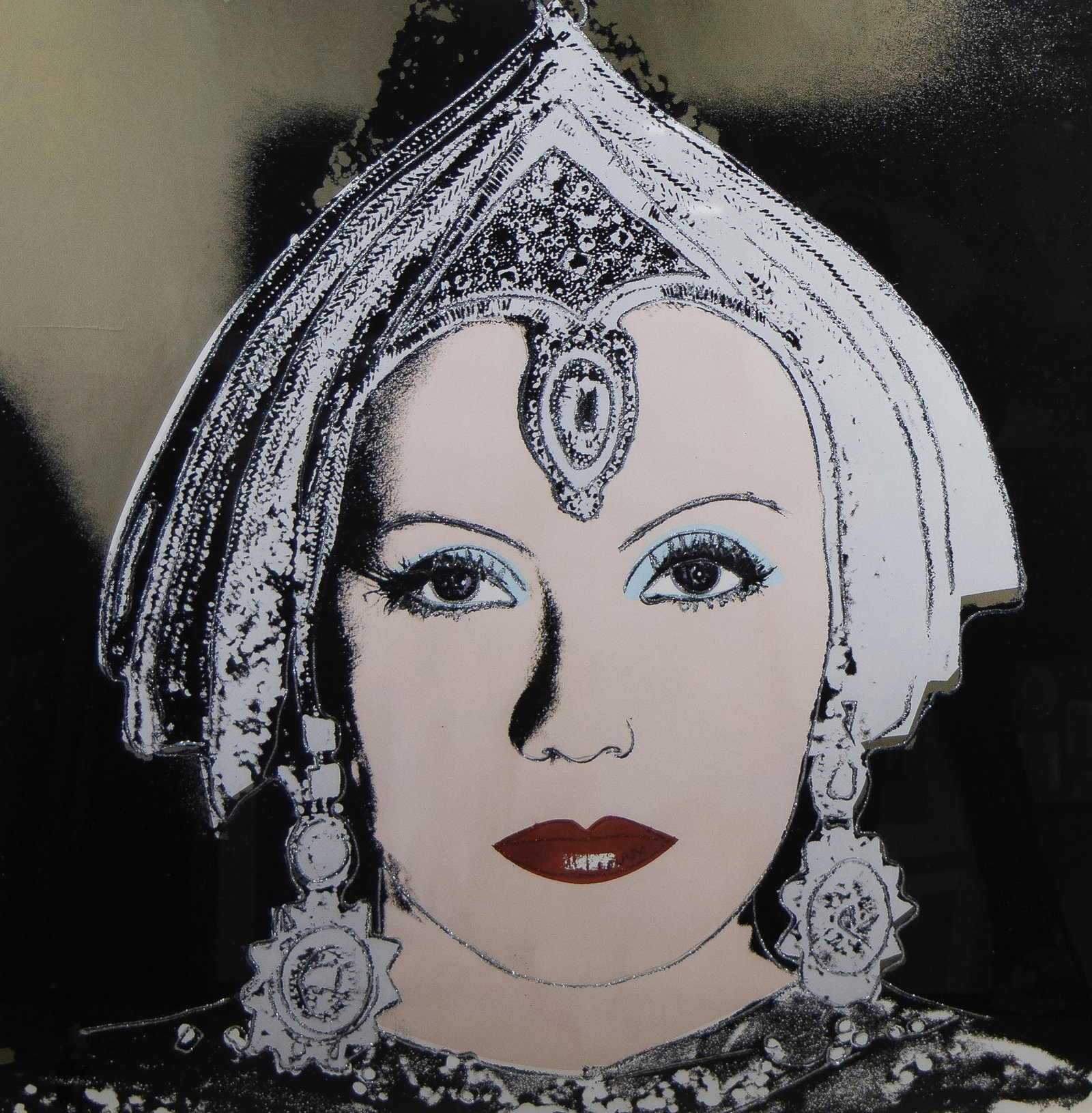 Andy WARHOL (1928-1987), colour silkscreen Greta Garbo as Matahari, 1981, published by Ronald (1 of 3)