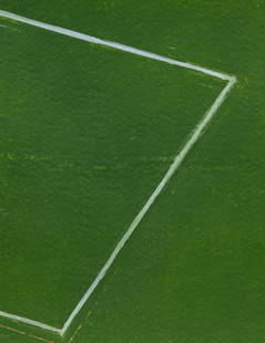 Raoul DE KEYSER (1930-2012), acrylic on handmade paper Football field, monogrammed and numbered: Raoul DE KEYSER (1930-2012), acrylic on handmade paper Football field, monogrammed and numbered versoRaoul DE KEYSER (1930-2012), acryl op handgeschept papier Voetbalveld, gemonogrameerd en genummerd