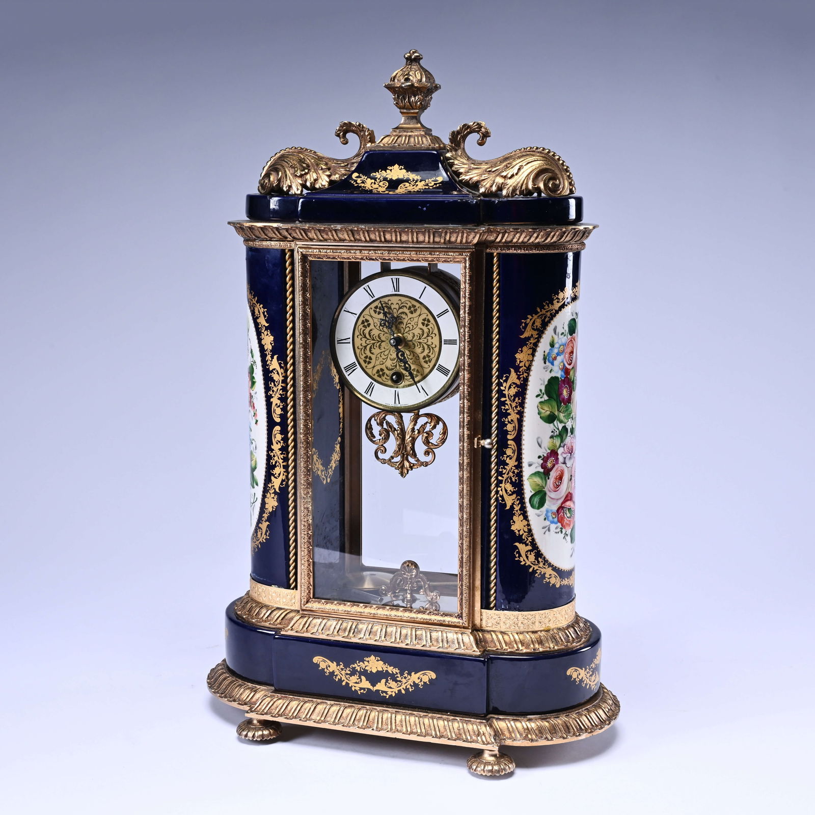 Sevres-style porcelain clock (1 of 7)
