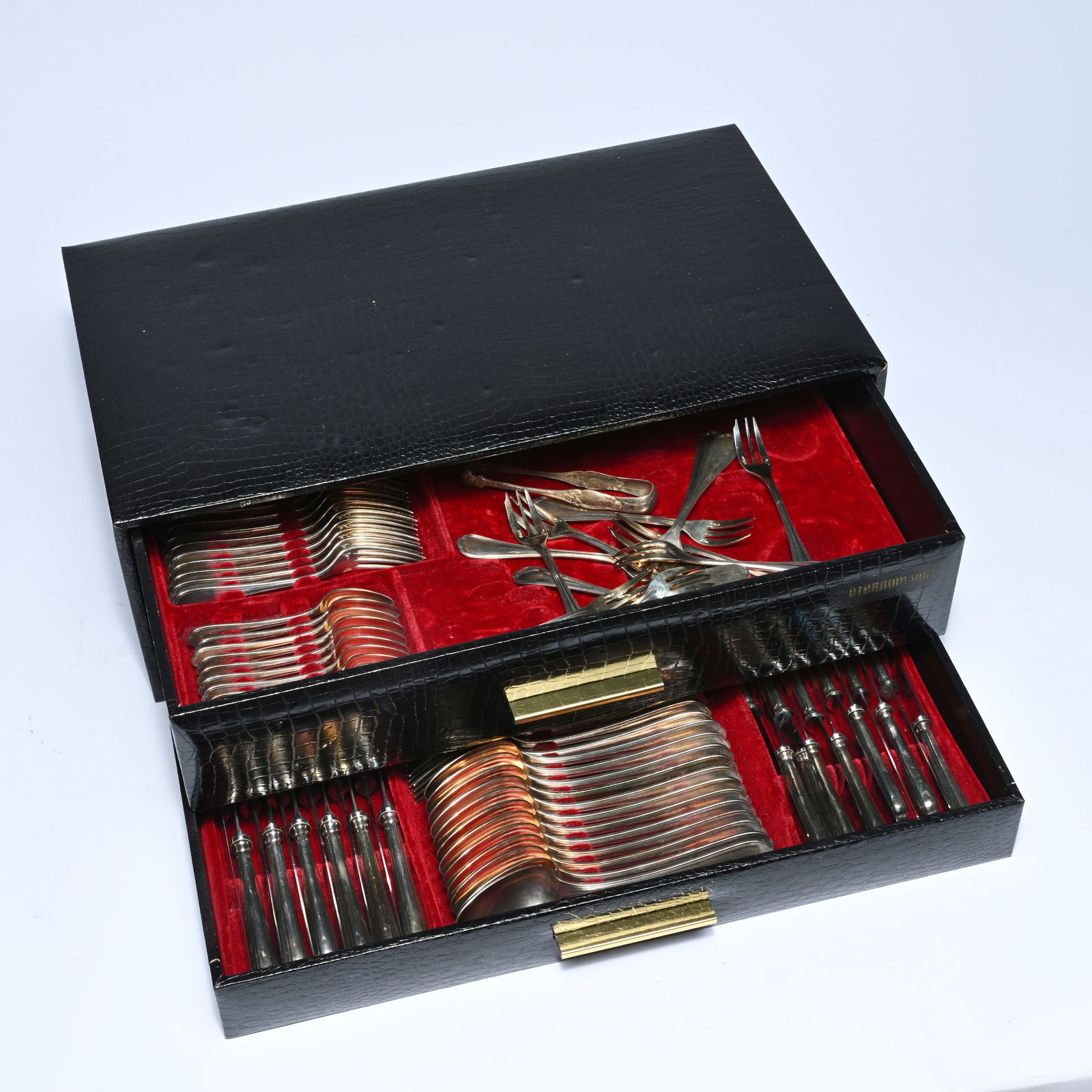 Suitcase with cutlery Christofle France (1 of 8)