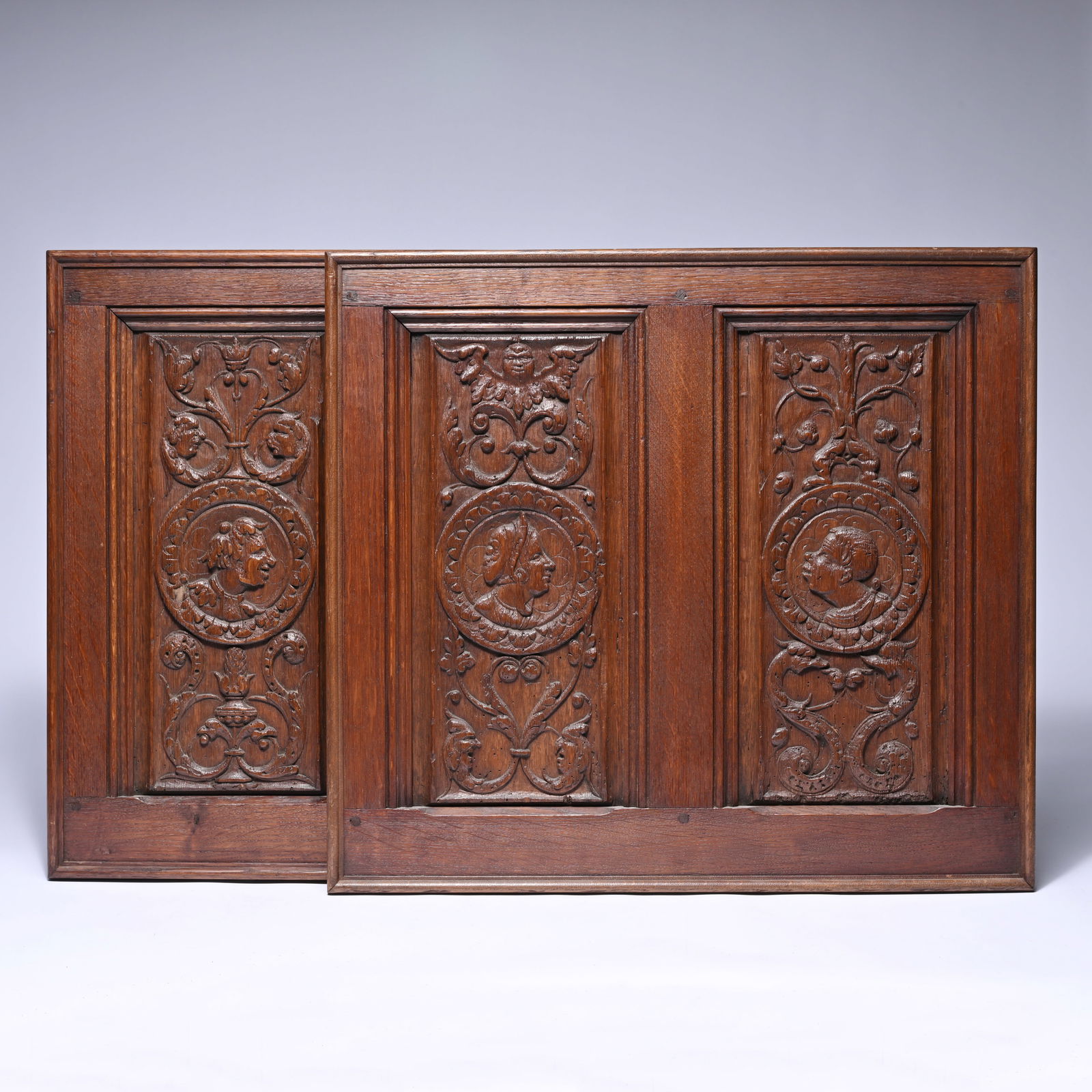 Two framed Picardy Renaissance panels (1 of 9)