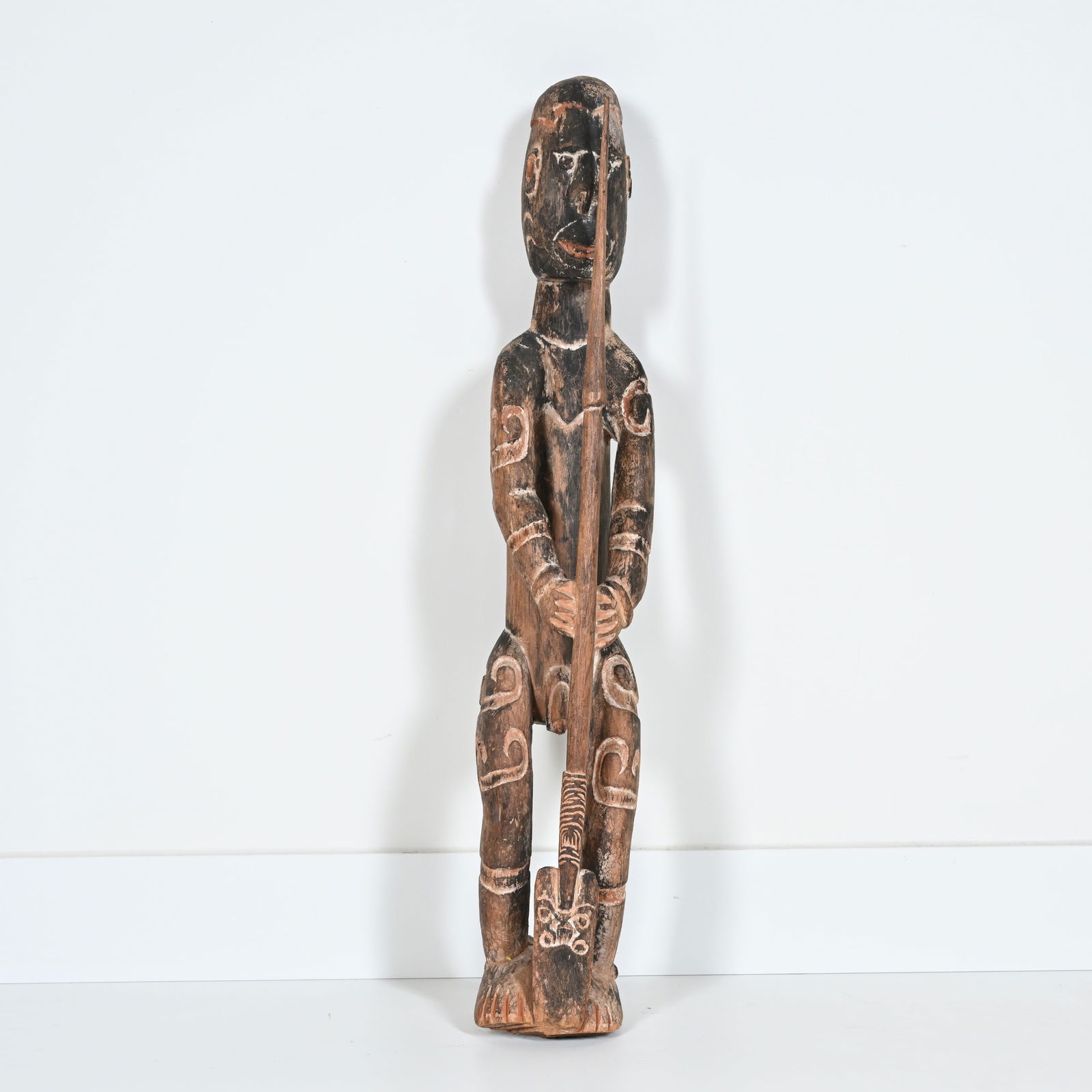 Iatamul, wooden ancestor figure (1 of 6)
