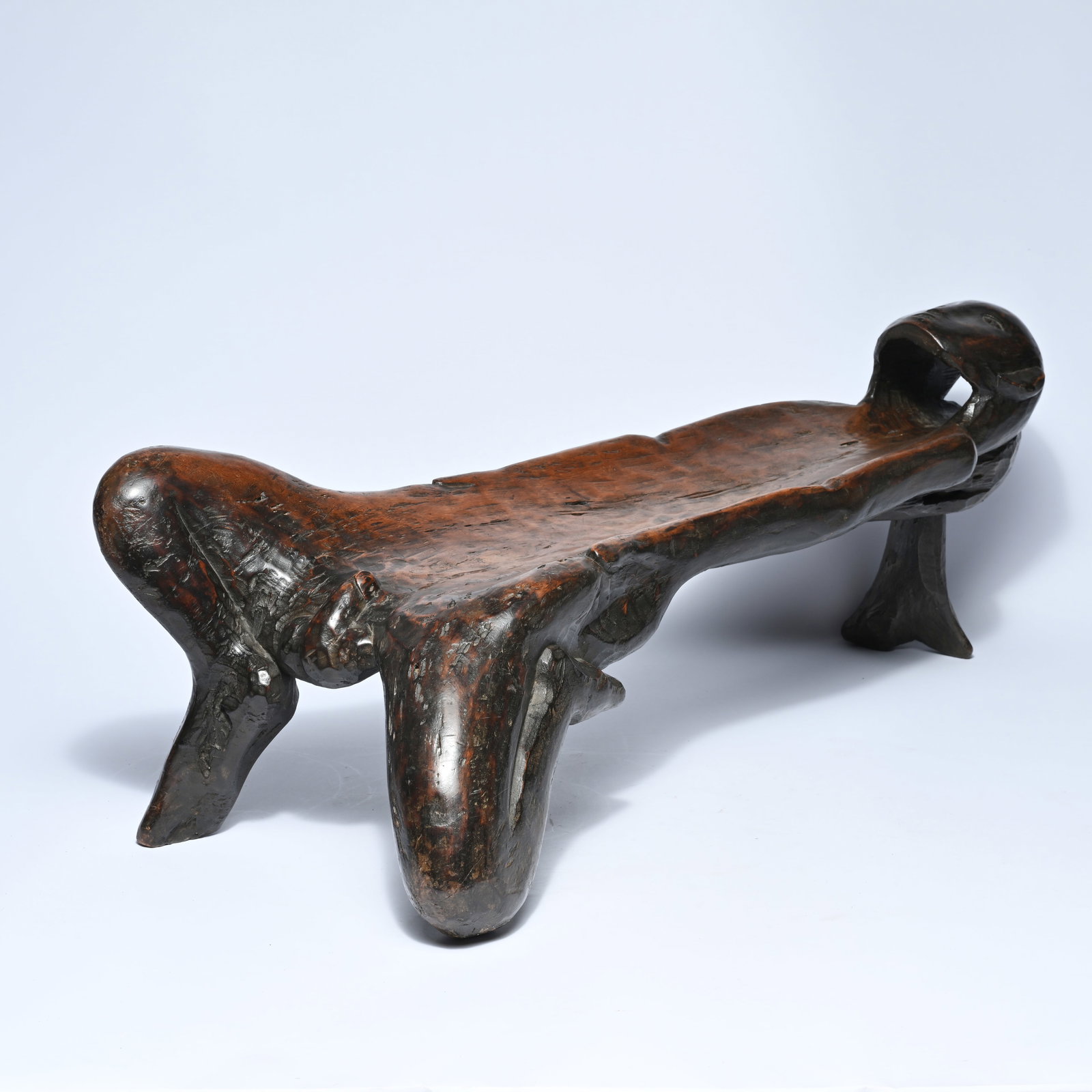 Ceremonial village bench/stool from Ifugao (Luzon area, Philipines) 19th century (1 of 6)