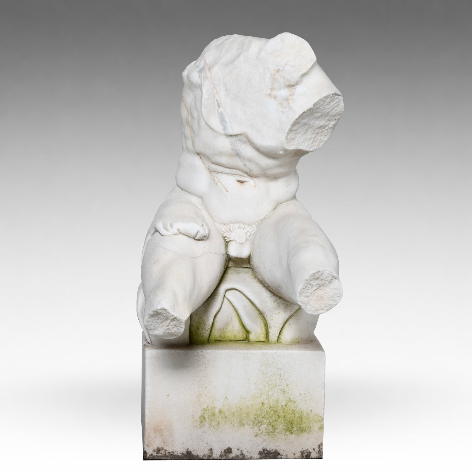 Marble torso of a man in the classical style (1 of 9)