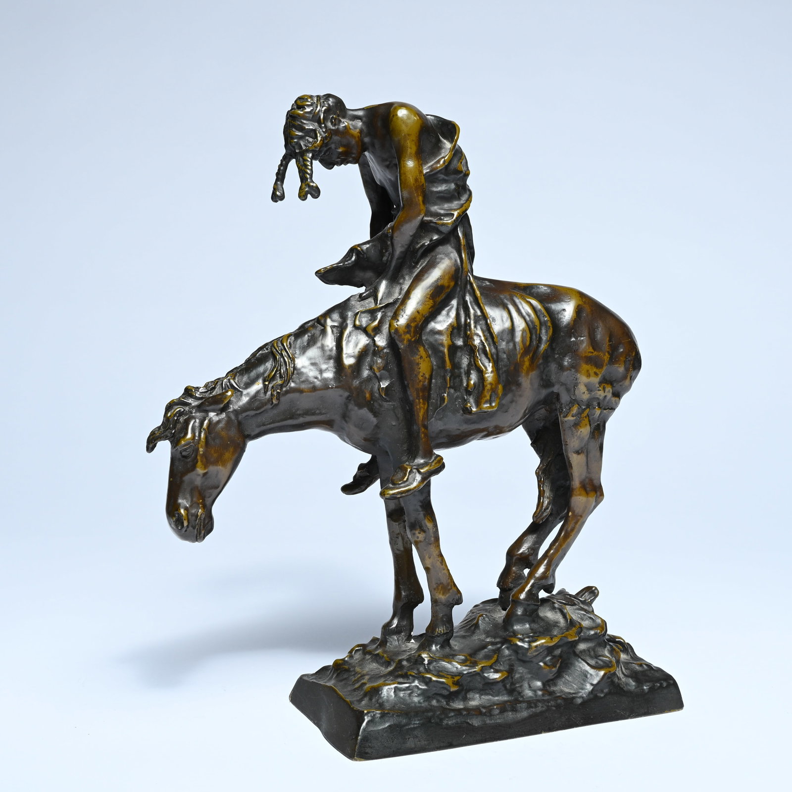 James Earle FRASER (1876-1953) (after), End of the Trail, patinated bronze (1 of 11)