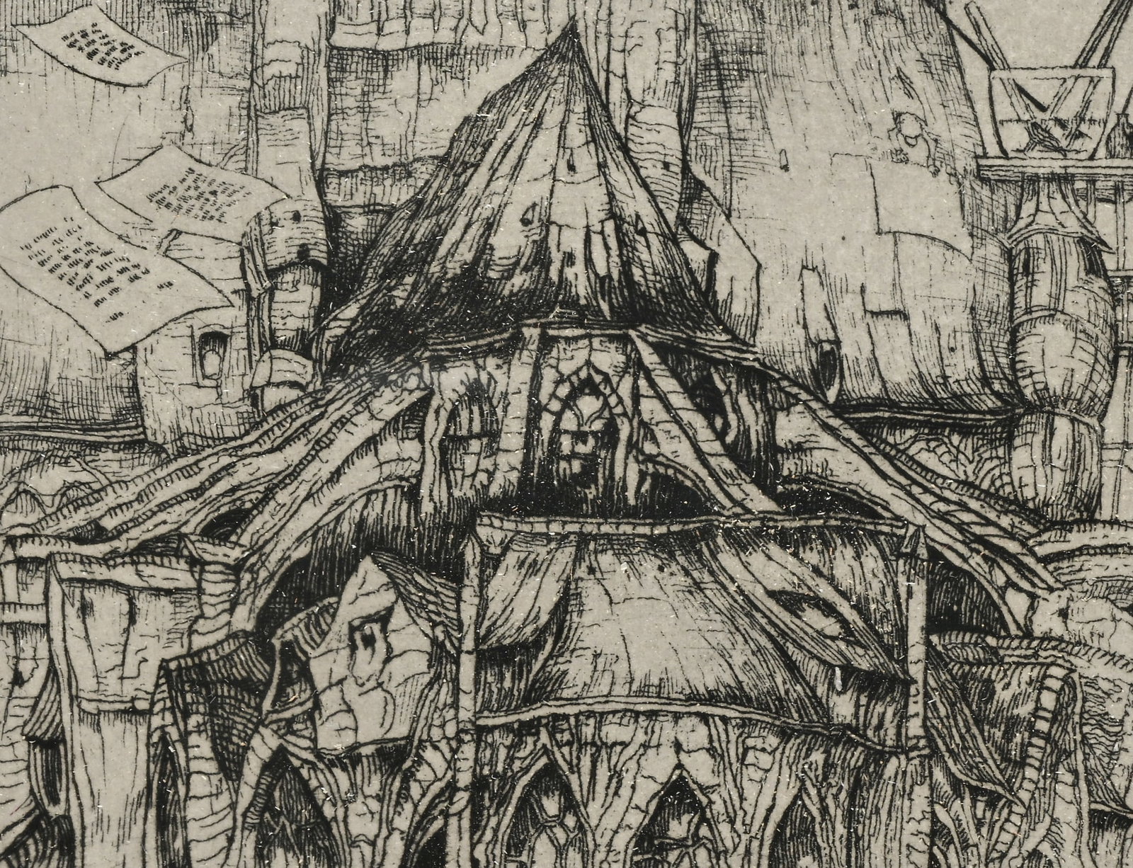 Jules DE BRUYCKER (1870-1945), etching 251/260, signed (1 of 4)