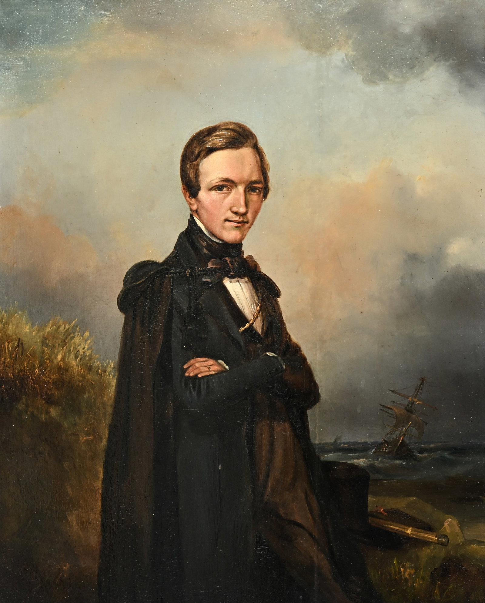 Ary PLEYSIER (1809/19–1879), Oil on panel, portrait of Lieutenant-Commander Jan Carel Josephus van (1 of 6)