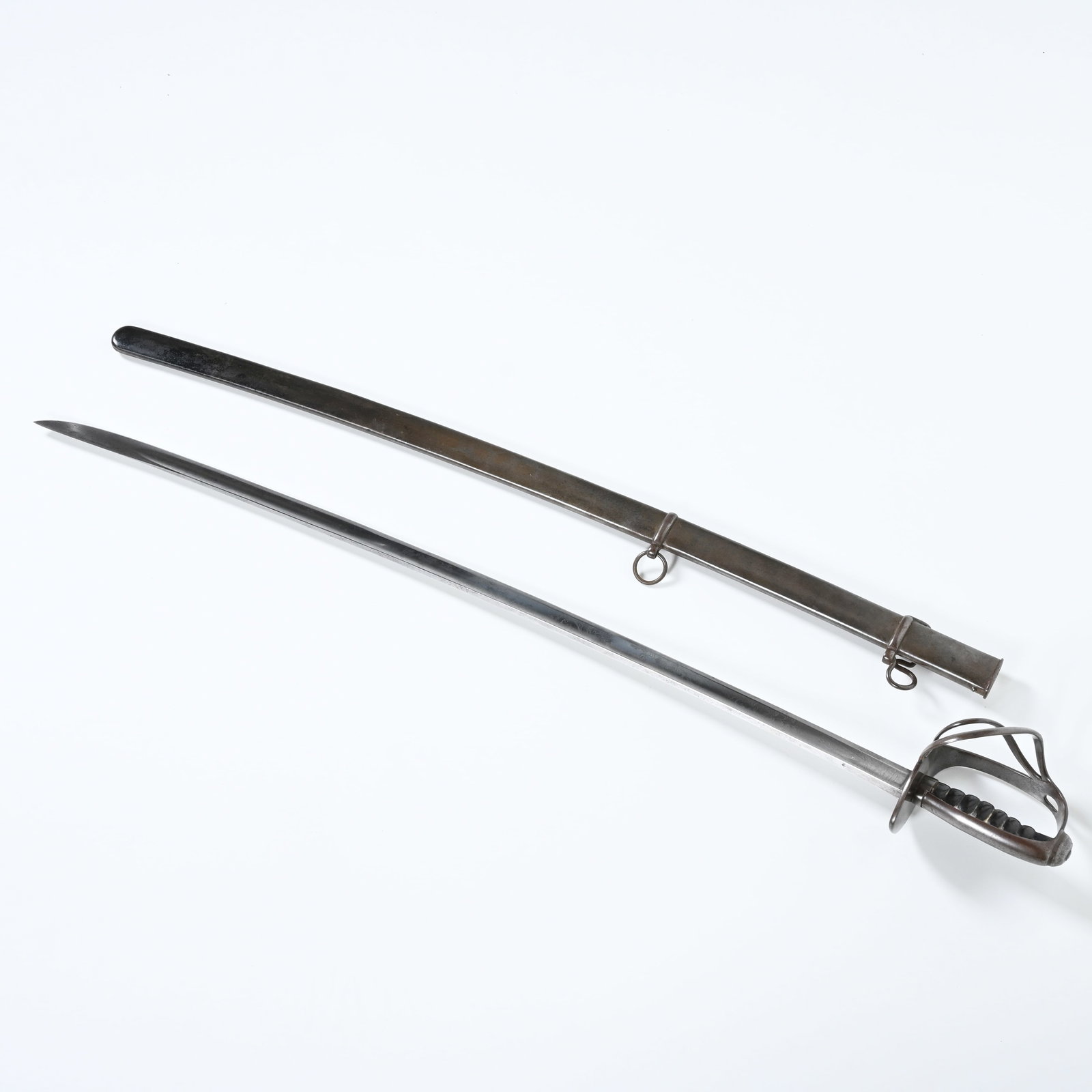 Dutch light cavalry officer's saber, Model 1854. Richly engraved, with the owner's name, R.A. Van (1 of 11)