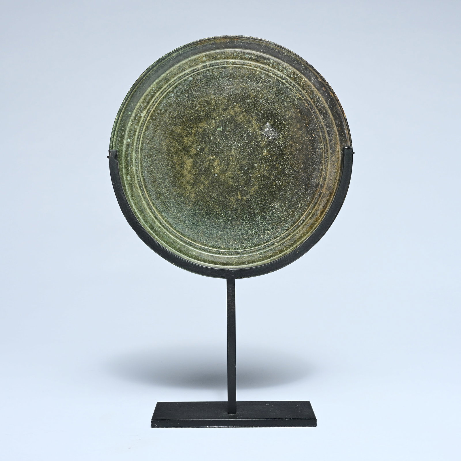A Khmer bronze mirror, Cambodia (1 of 5)