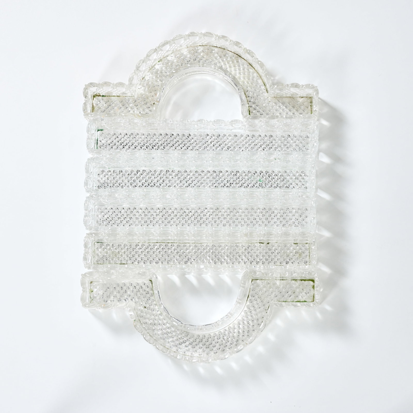 Val Saint Lambert, crystals 'Chemin De Table' model 'bambou' (1 of 5)