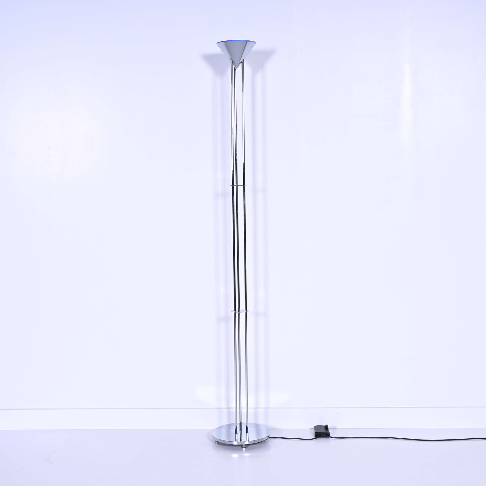 Vintage floor lamp 'Contempora Olymp' in chrome-plated metal, designed by Herbert H. Schultes (1 of 6)