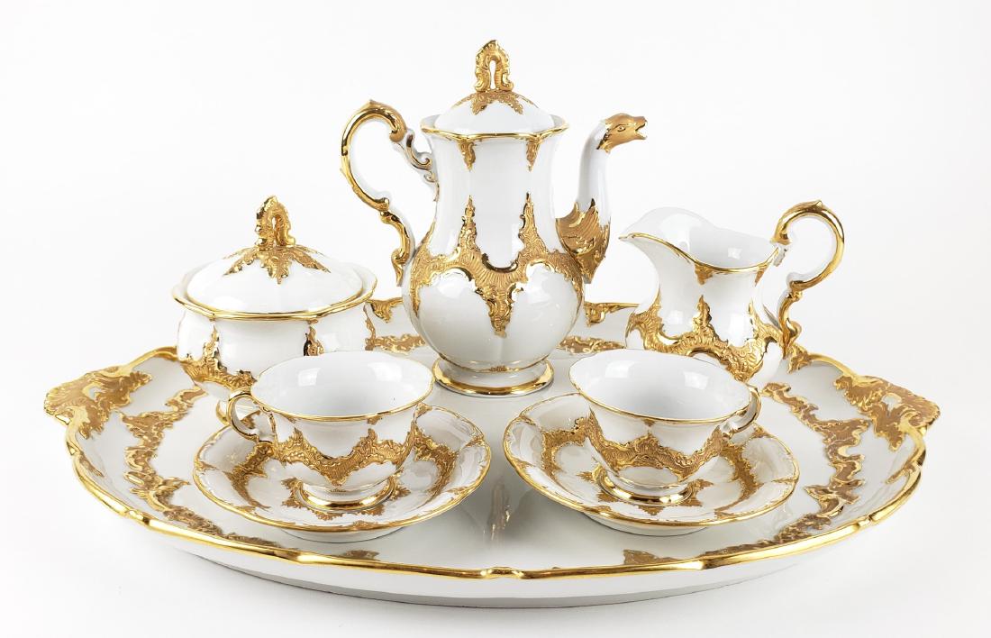 Magnificent 19th C. Meissen 8 Pc. Porcelain Teaset (1 of 16)