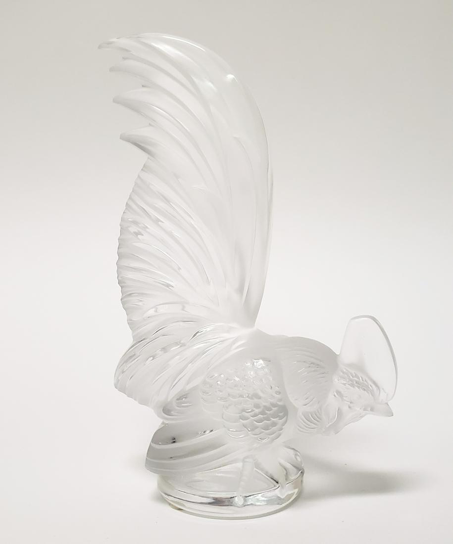 Lalique Crystal Figure of a Rooster (1 of 5)
