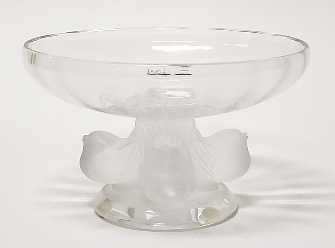 Lalique Crystal Figural Candy Dish Tazza (1 of 3)