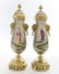 19th C. French Chinoiserie Bronze & Porcelain Clock Set - 8